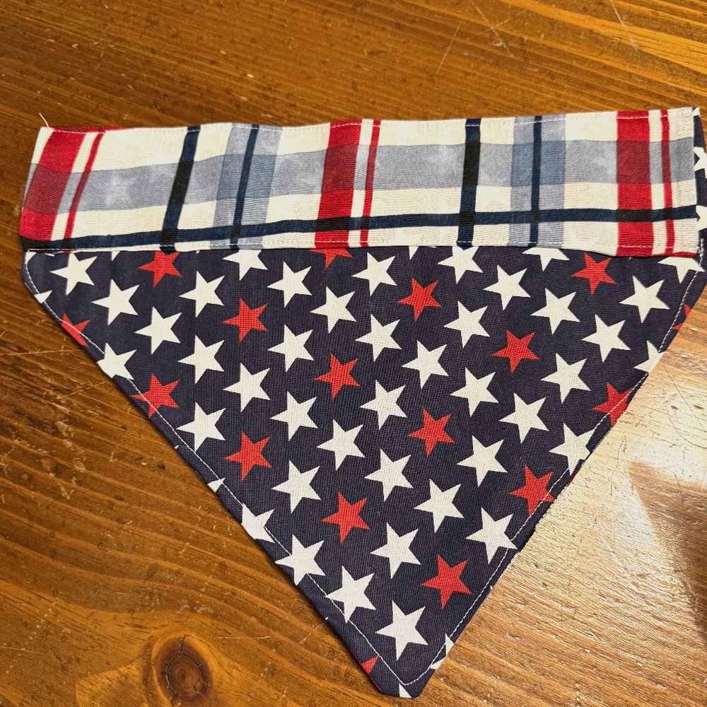 Dog Bandana - Reversible 4th of July | Handmade with Love
